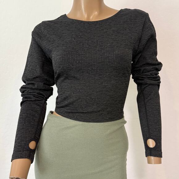 JoyLab XL cropped twist front textured active top TLS1 2244 - Picture 11 of 13